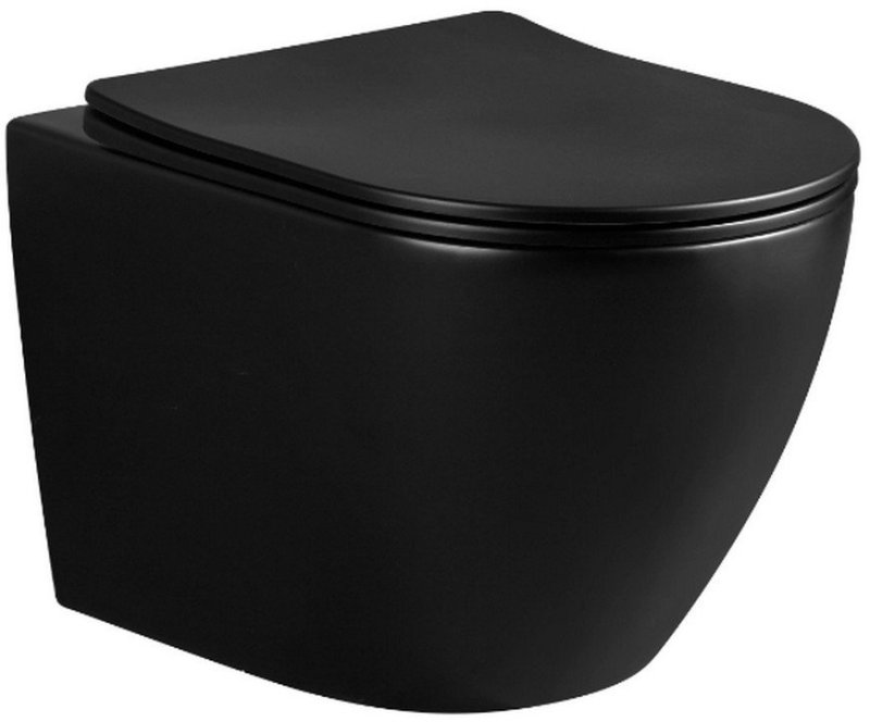 Подвесной унитаз Cerutti Ticino Aria MB CT8918 безободковый с крышкой Soft Close
